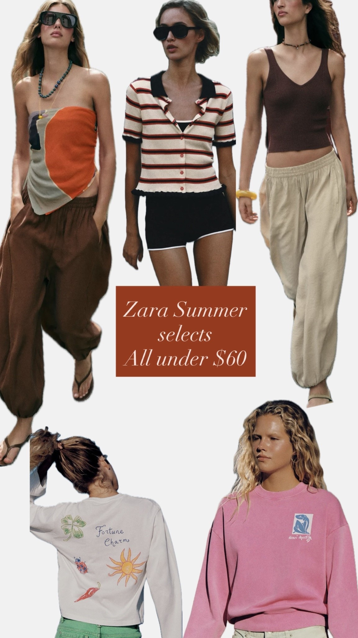 Zara summer all under $60 — daily edit cover from Found by Em