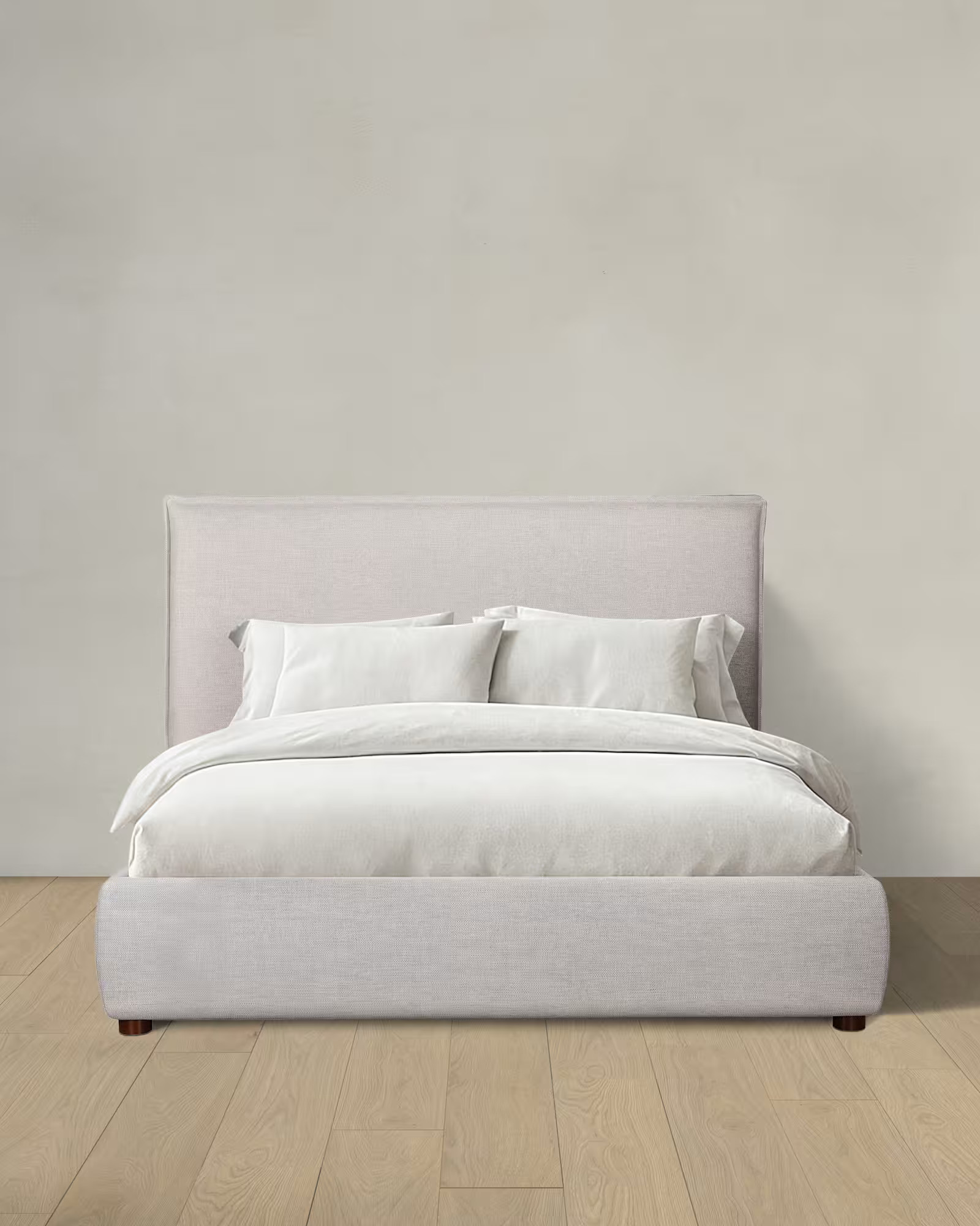 Tailored Edge Bed in Performance Linen | Quince