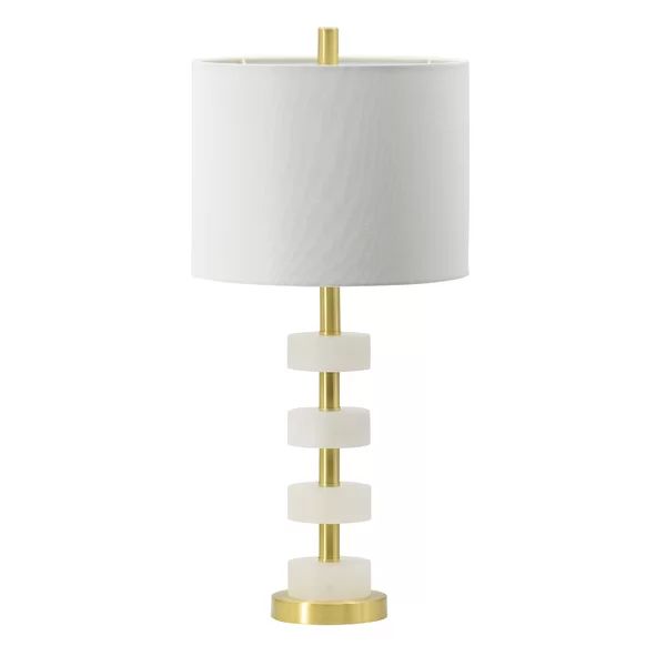 26" White/Brass Table Lamp | Wayfair North America