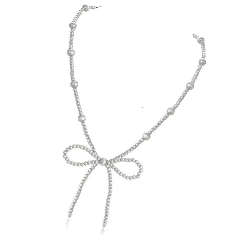 lanema Cowgirl Styles Necklace with Imitation Pearls and Bowknot Designs for Trendy Women Western... | Walmart (US)