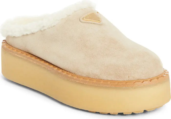 Evolve Genuine Shearling Clog (Women) | Nordstrom