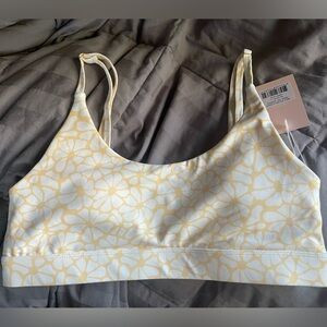 Wilo activewear set yellow and white flowers, very cute size large | Poshmark