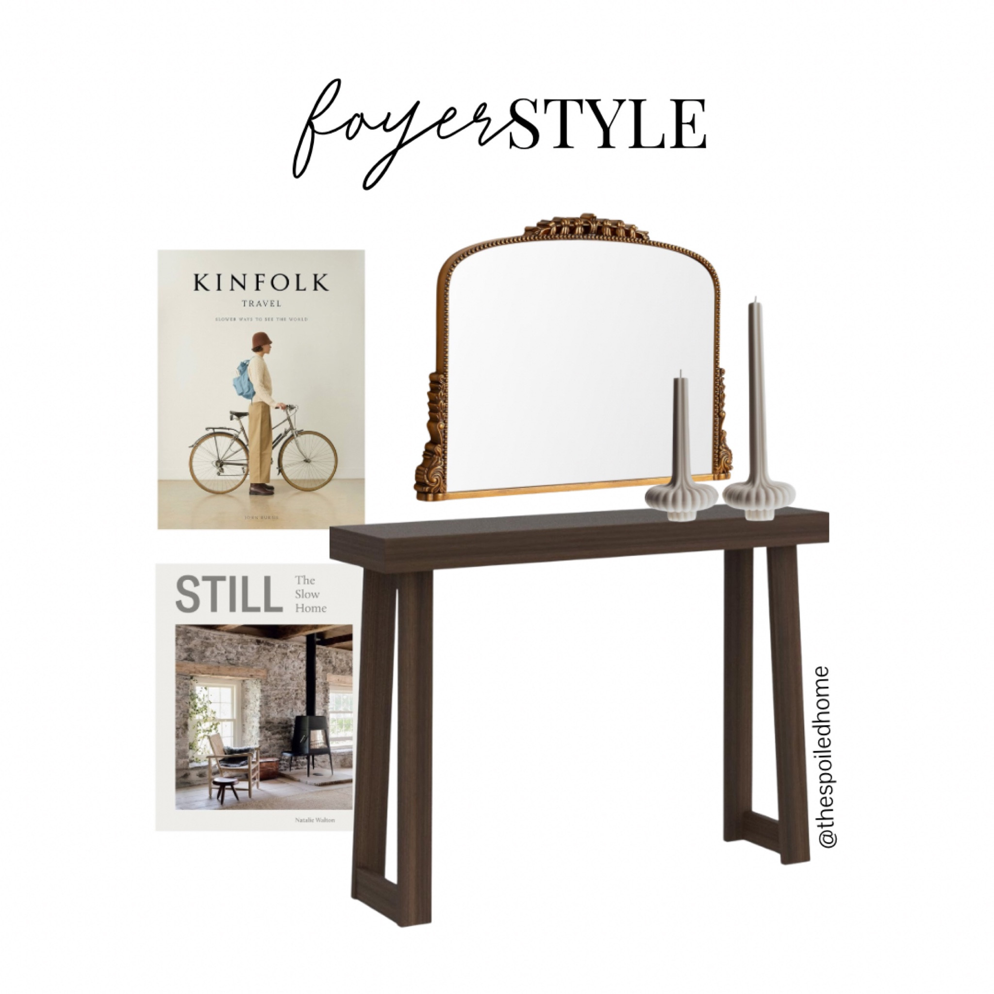 Do you have an extra wide hall or foyer? Add a long entryway table. Leaning a beautiful mirror on the table isn’t just aesthetic, but functional. You can check your hair, teeth or apply some lipstick on the way out of the house.

#LTKHome #LTKOver40