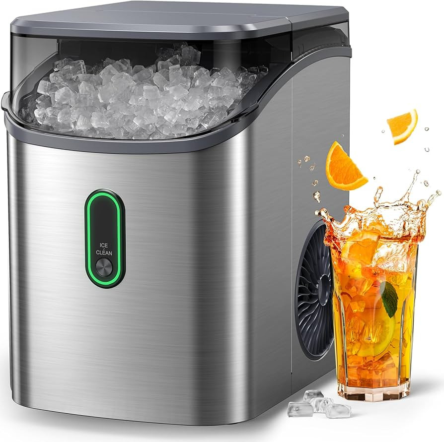 Silonn Nugget Ice Maker Countertop, Pebble Ice Maker with Soft Chewable Ice, One-Click Operation ... | Amazon (US)