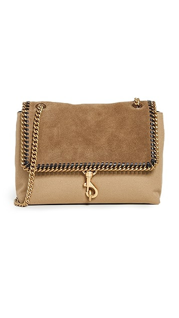 Edie Flap Shoulder with Woven Chain | Shopbop
