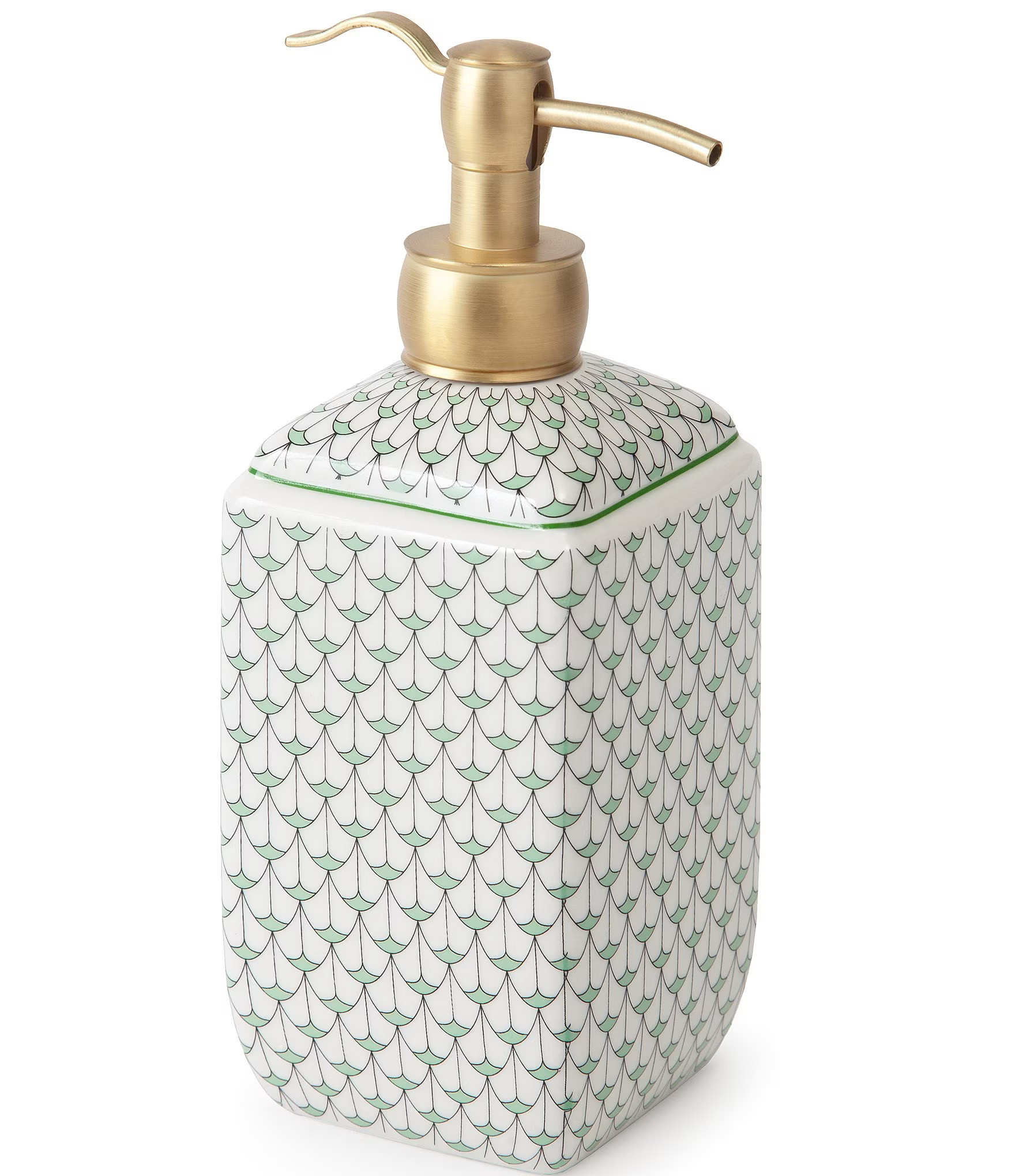 Aubrey Collection Porcelain Lotion Pump Dispenser | Dillard's
