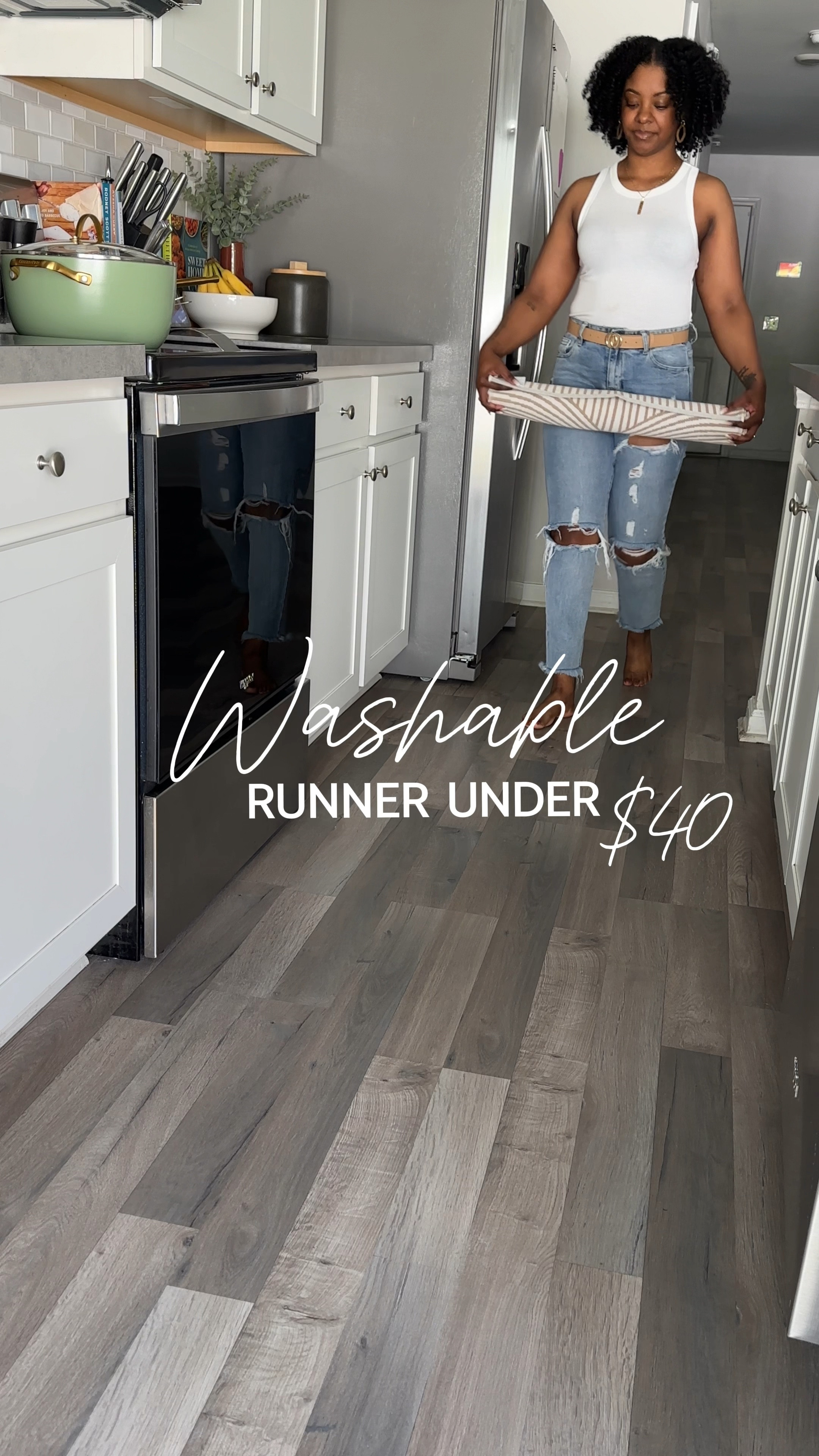 Washable runner under $40! 

#LTKhome #LTKfindsunder50