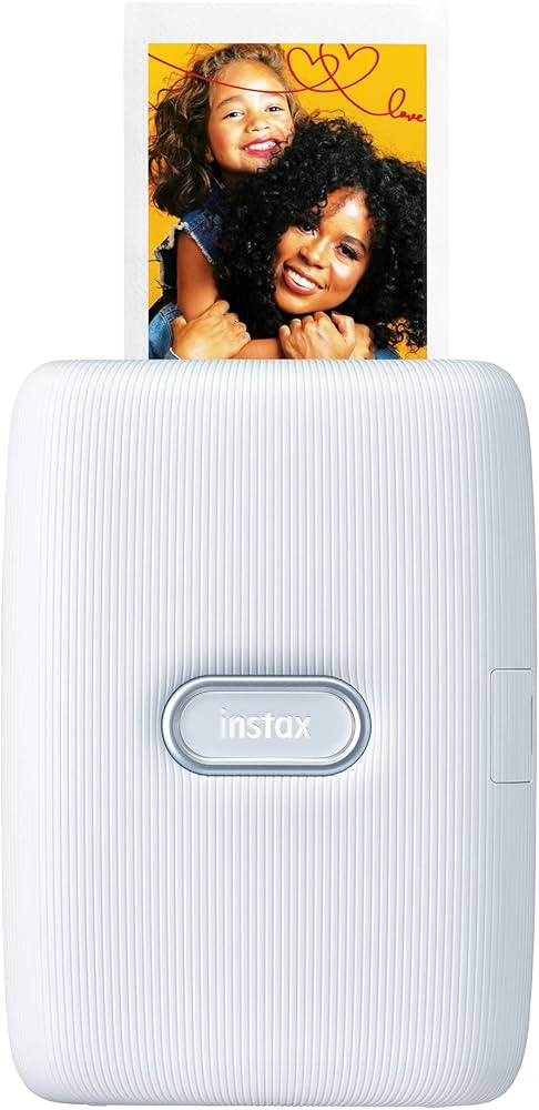 Fujifilm Instax Mini Link Smartphone Printer - Ash White | Amazon (US)