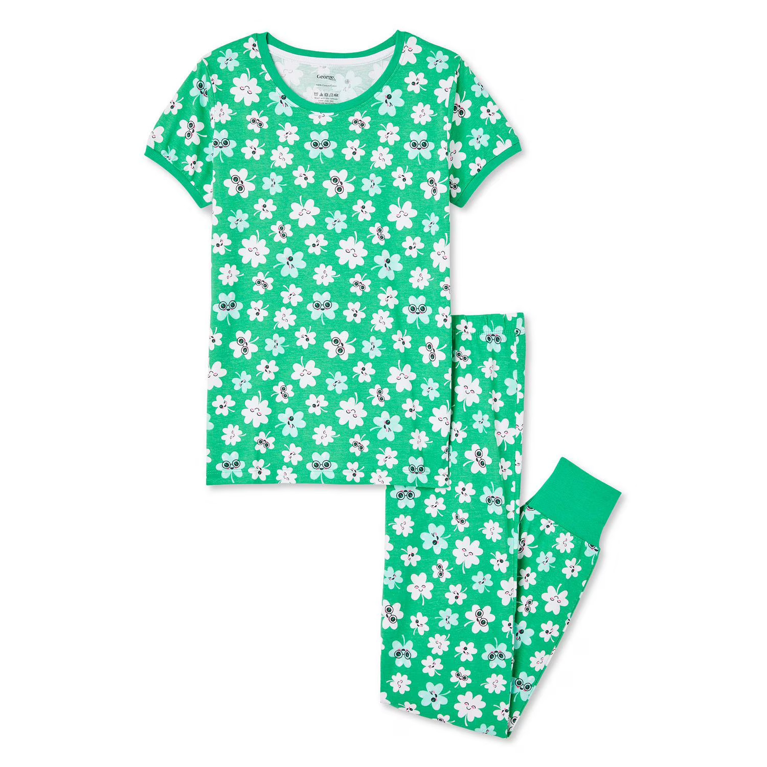 George Girls' Pajama 2-Piece Set, Sizes XS-XL | Walmart (CA)
