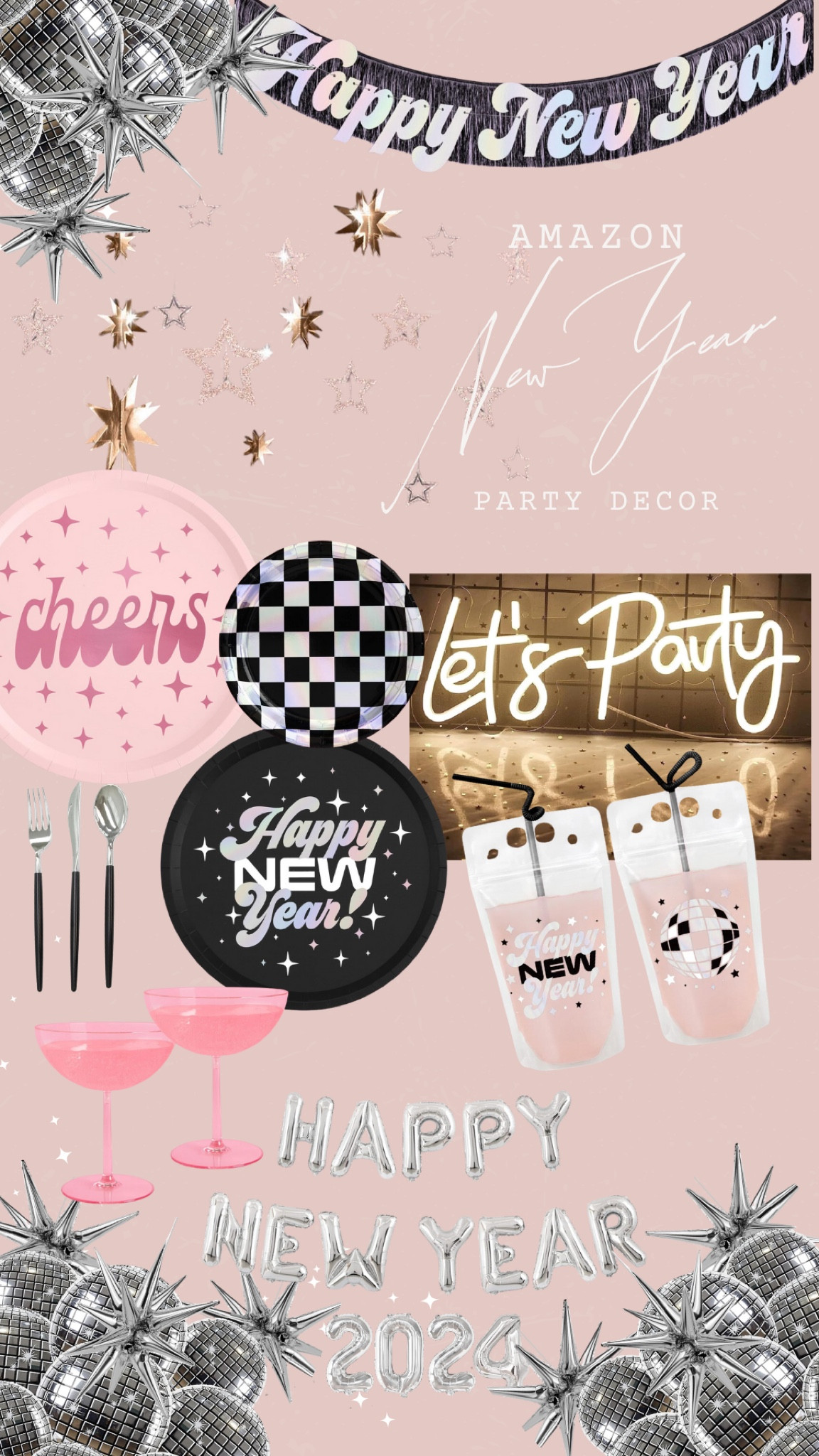 NYE party decor from Amazon #amazon #party #nye #newyears #nyeparty #nyehost #hostess #partydecor #nyehosting #newyearseveparty #partydecorations #amazonfinds #partyfinds #sipper #coupe #balloons #disco #discoballs

#LTKfindsunder50 #LTKHoliday #LTKparties