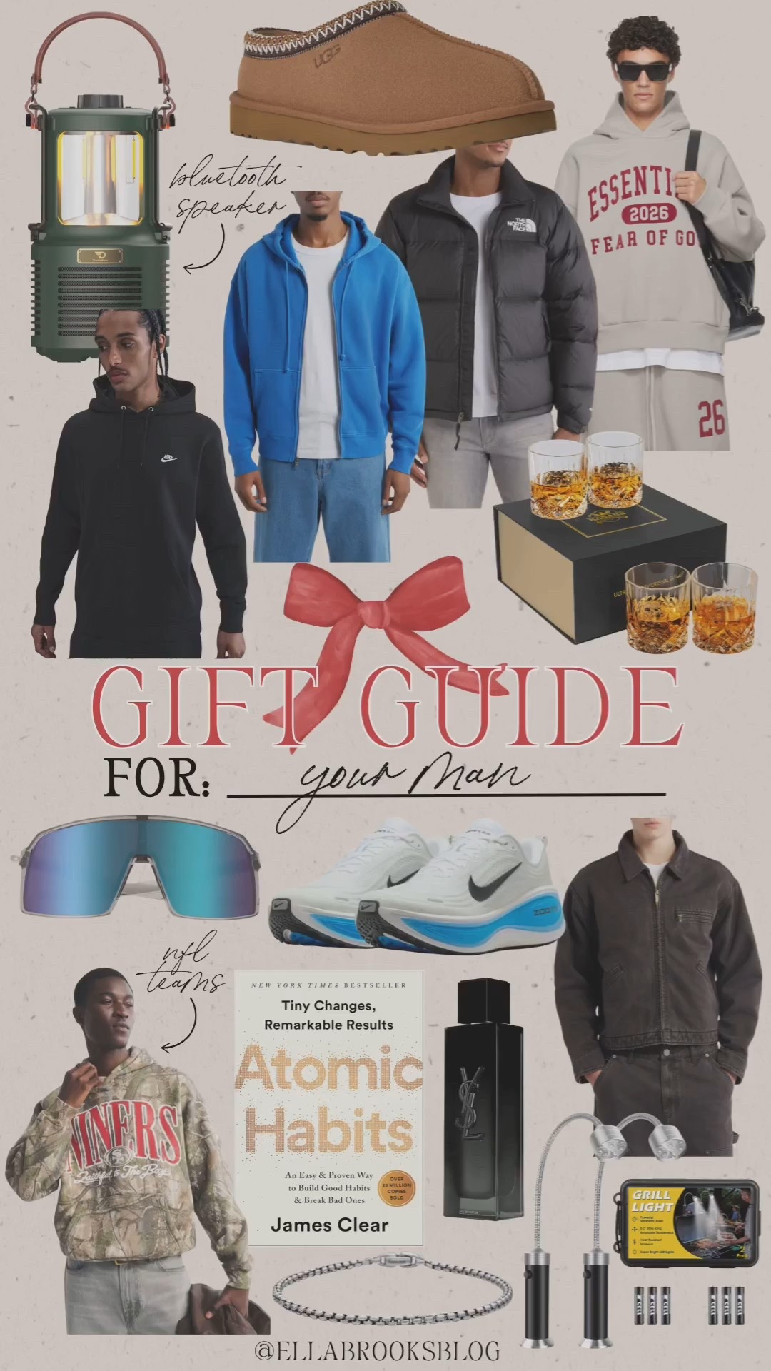 Holiday gift guide for your man

Gifts for him, holiday gifts, men's shoes, men's sweatshirt, men's gift idea

#LTKHoliday #LTKGiftGuide #LTKMens