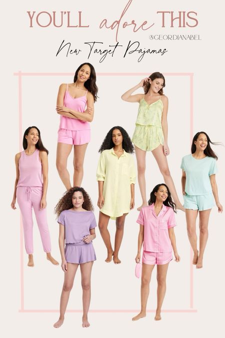 New Target pajamas for spring and summer! Pj sets, nightgown, girly 

#LTKhome #LTKfindsunder50