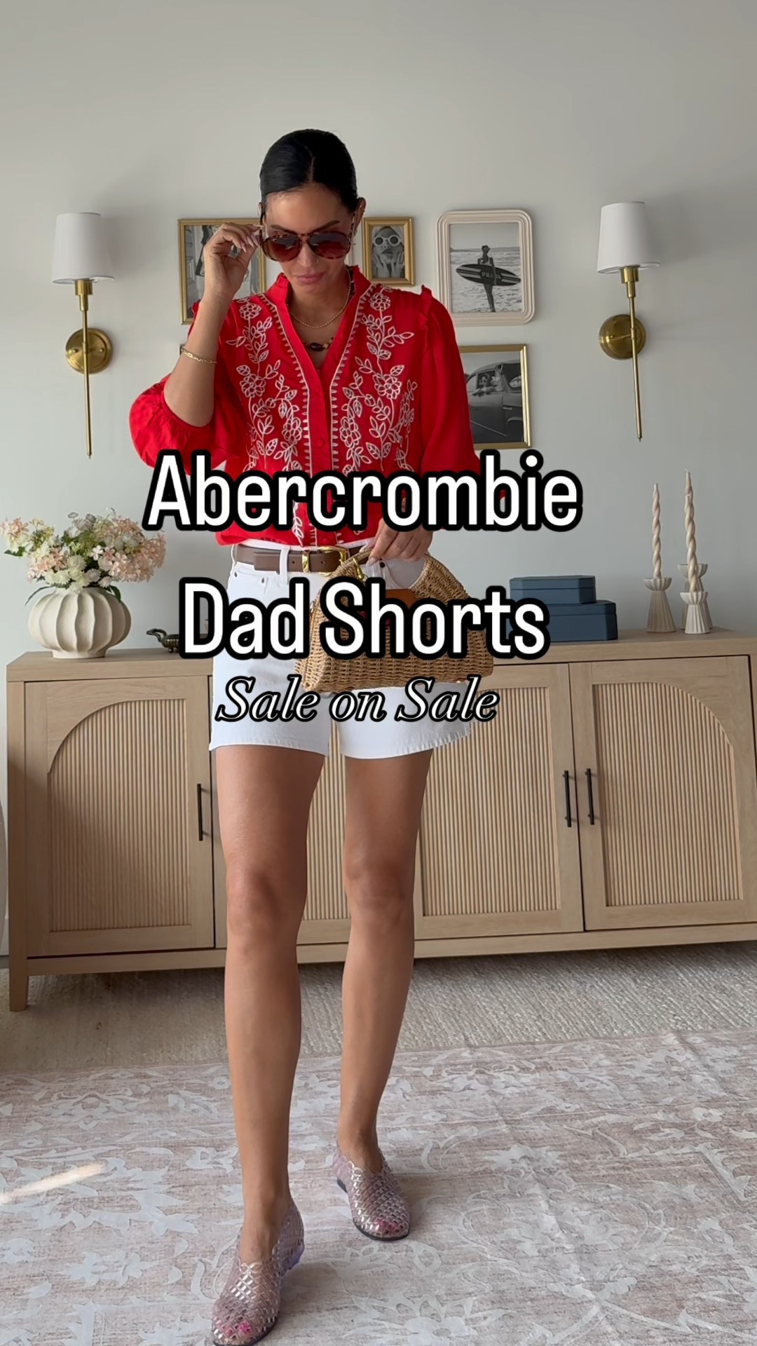 Abercrombie Dad Shorts are 30% off plus an extra 15% off 
Code: SuiteAF 
Wearing a size 27 (normal shorts size) 
Tops are all small 

#LTKFindsUnder50 #LTKU #LTKSaleAlert