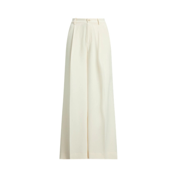 Double-Faced Georgette Wide-Leg Trouser | Ralph Lauren (UK)