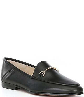 Sam Edelman Loraine Leather Bit Buckle Loafers - 6M | Dillards