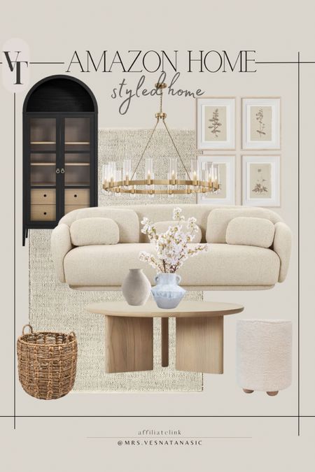 Amazon Home styled spaces! Some new pieces perfect for a living room refresh! 

Living room, sofa, coffee table, cabinet, gallery wall, home decor, basket, chandelier, ottoman, rug, dining room, family rook, basement, 

#LTKhome #LTKSeasonal #LTKsalealert