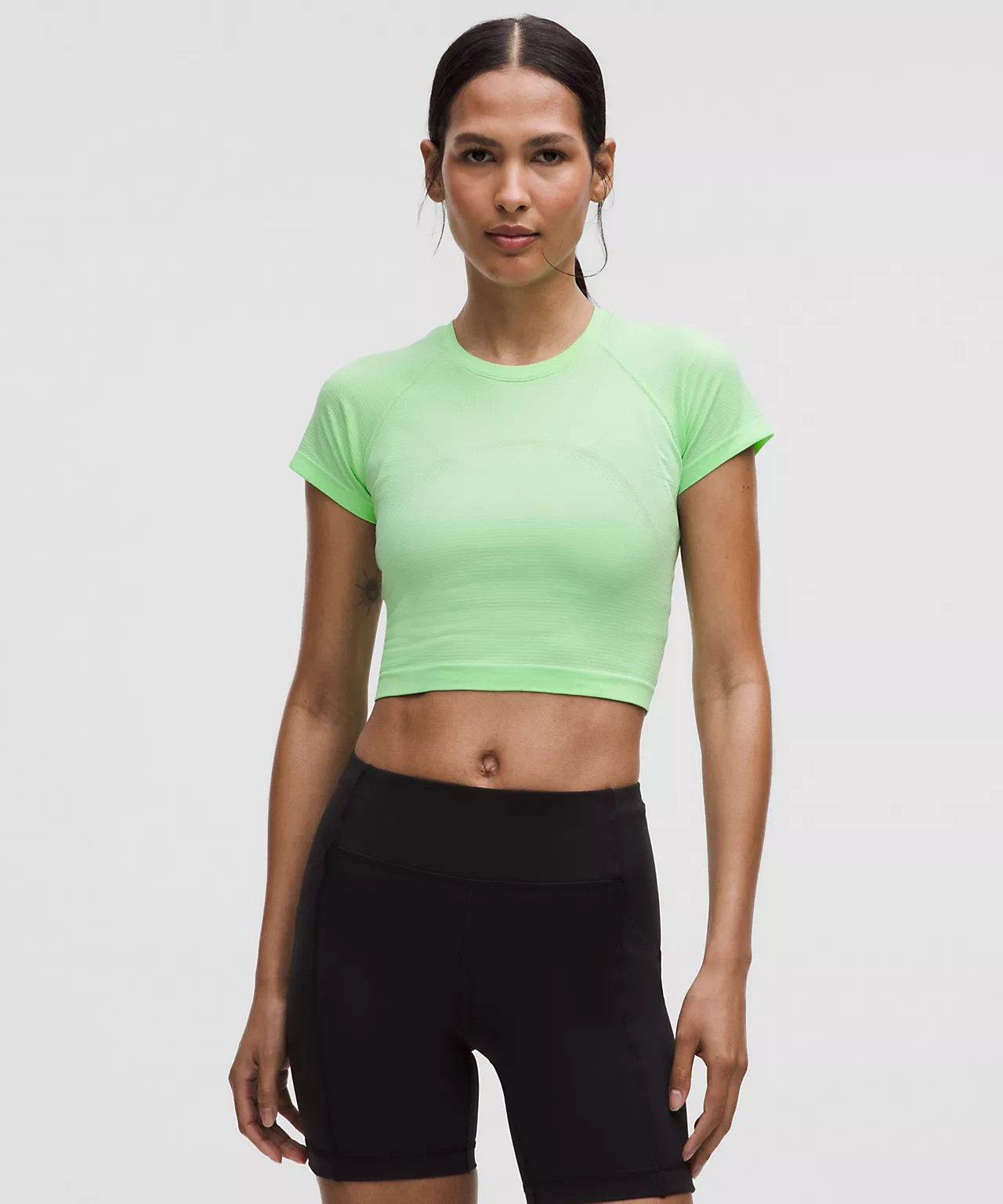 Swiftly Tech Cropped Short-Sleeve Shirt 2.0 | Lululemon (US)