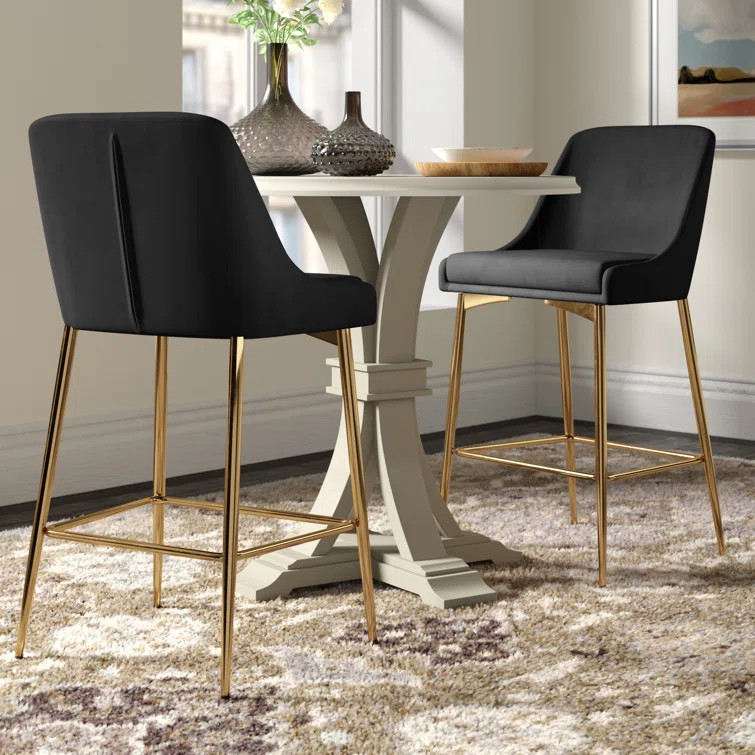 Ellenberger 27.5" Bar Stool (Set of 2) | Wayfair North America