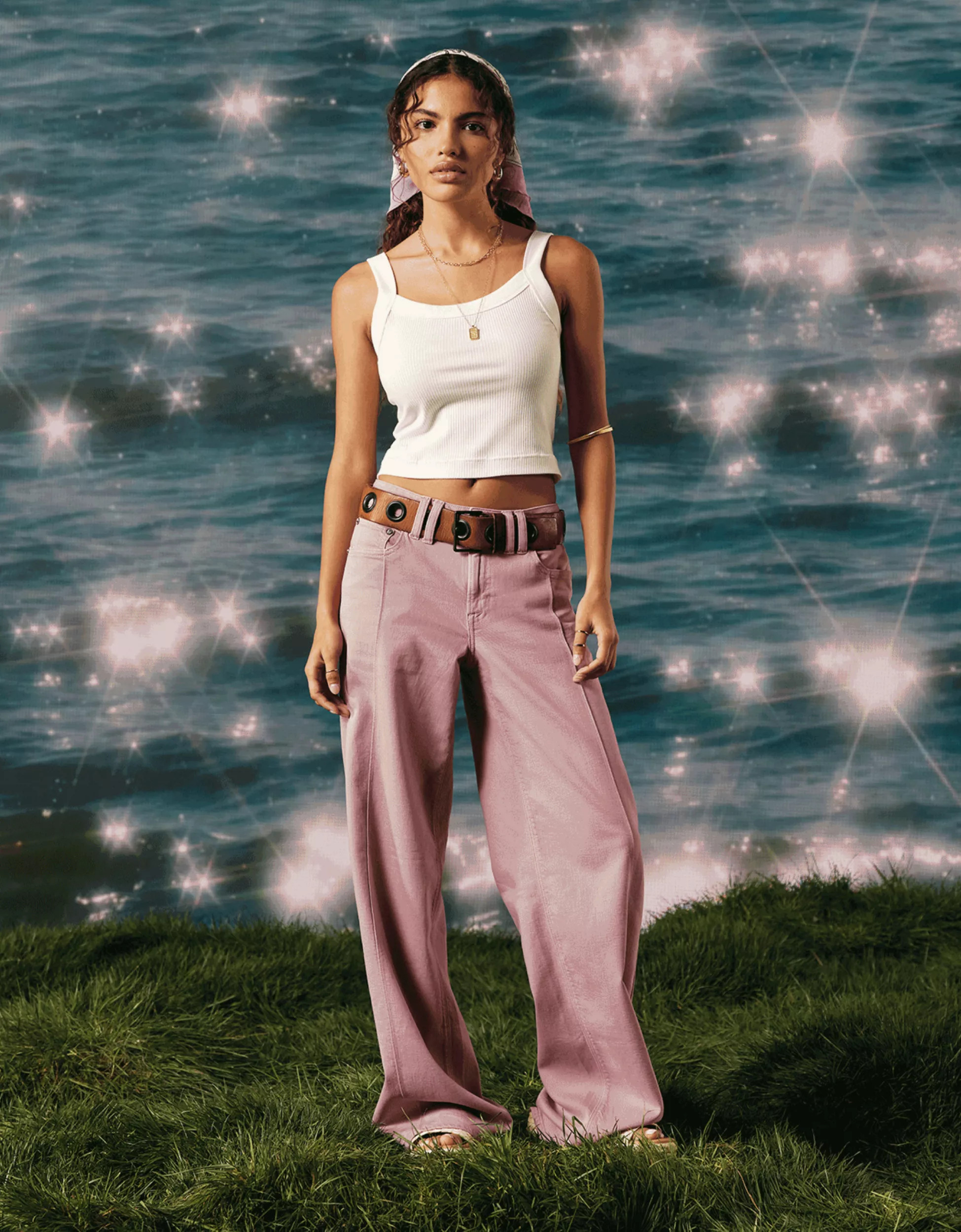 AE Dreamy Drape Stretch Low-Rise Baggy Wide-Leg Pant | American Eagle Outfitters (US & CA)