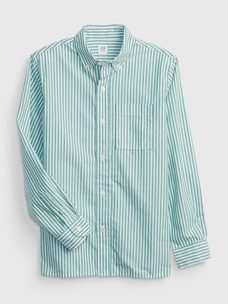 Kids Striped Button-Down Shirt | Gap (US)