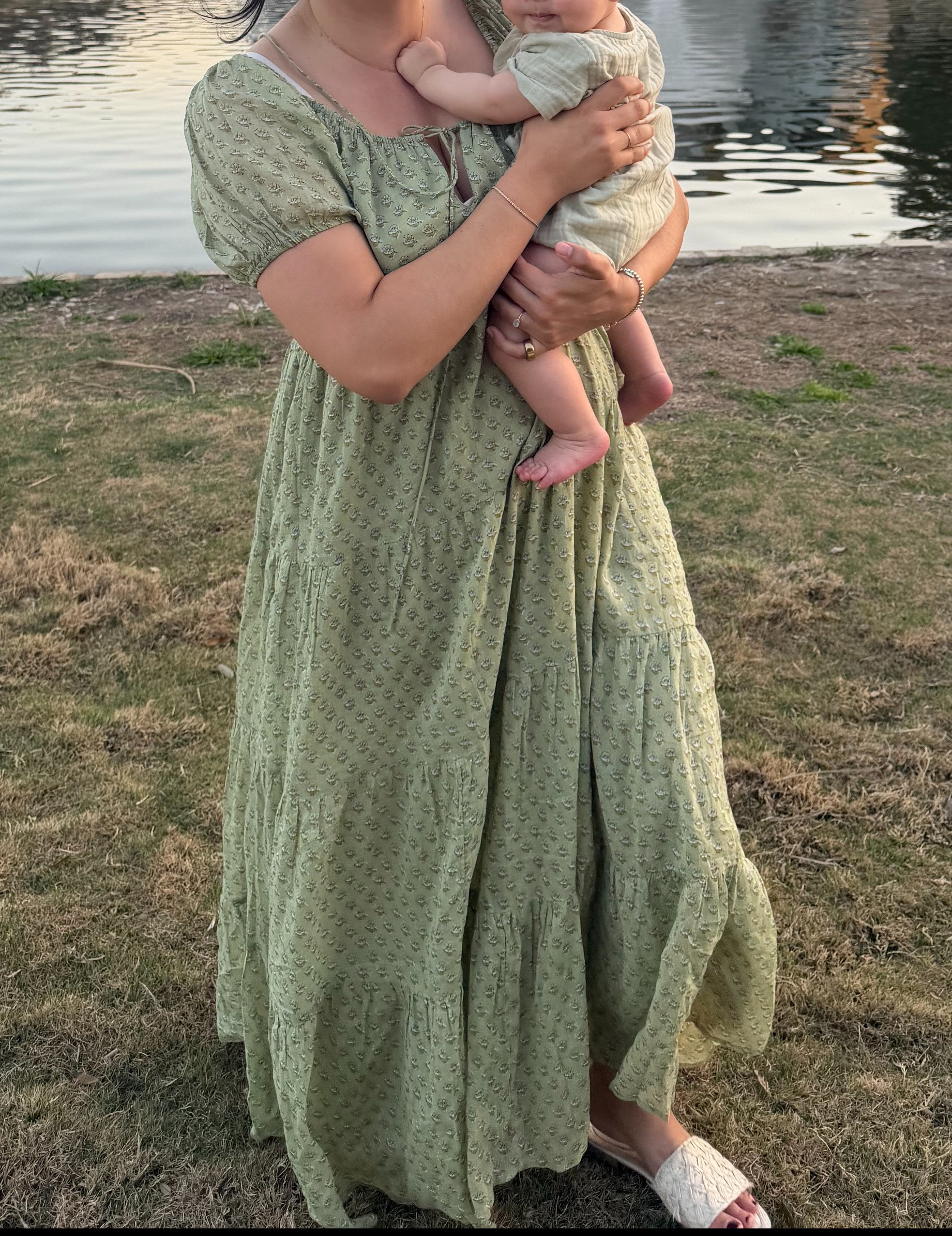 Wearing this dress all spring long and PERFECT for this postpartum bod! (:  

 #LTKmomlife #LTKBaby #LTKBump