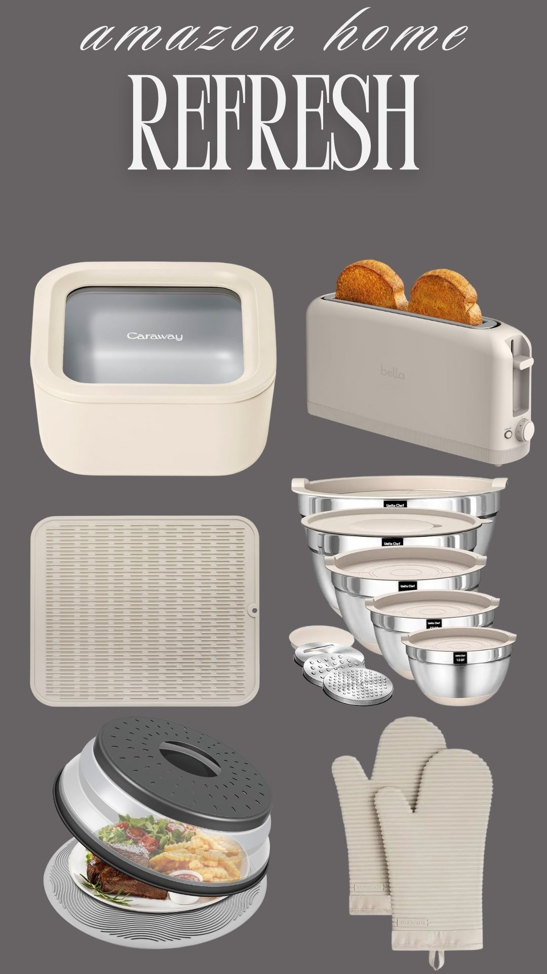 🏡 Amazon home refresh 🏡
Simple swaps that instantly elevate your home ✨
#amazonhome #homerefresh #ltkhome #neutralhome #cozyspaces #kitchen #kitchenaccessories 

#LTKHome #LTKfoodie