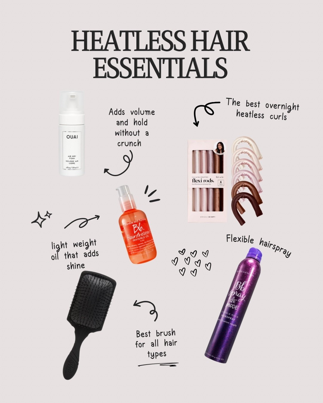 Heatless Curl Hair Essentials 

#LTKFindsUnder100 #LTKBeauty #LTKFindsUnder50