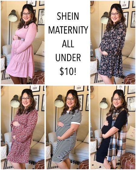 Shein maternity try on haul - everything under $10! Wearing my normal size XXL (14) in everything! The black dress is from Maurice’s - and size XL. Maternity dress. Bump style. Bump fashion. 

#LTKbump #LTKsalealert #LTKmidsize