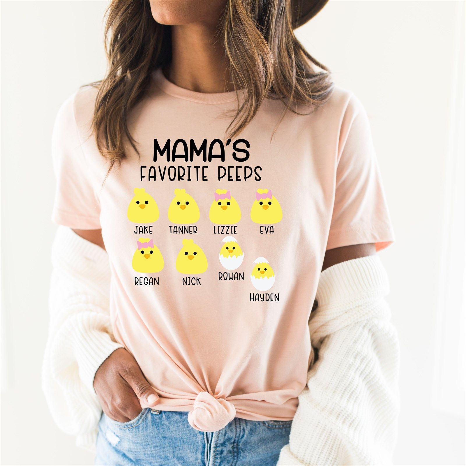 Personalized Mom/Grandma Easter Tees | Jane