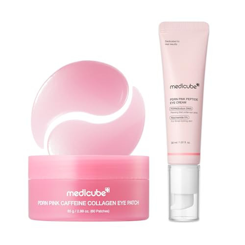 medicube Ultimate Night Eye Routine Duo: PDRN Caffeine Collagen Eye Patches and Salmon DNA PDRN Eye Cream | For Appearance of Dark Circles, Undereye Bags, Firming Care | Korean Skincare | Amazon (US)