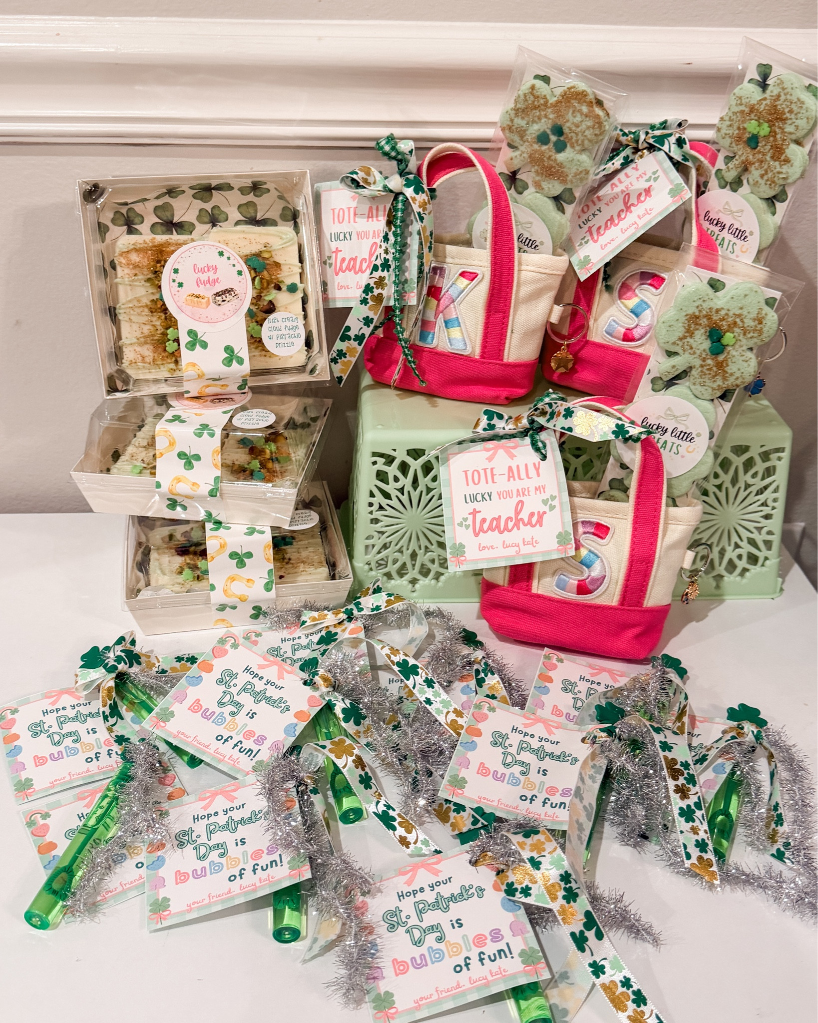 Student and teacher gifts 🍀🎀🤍

#LTKmomlife #LTKSeasonal #LTKKids