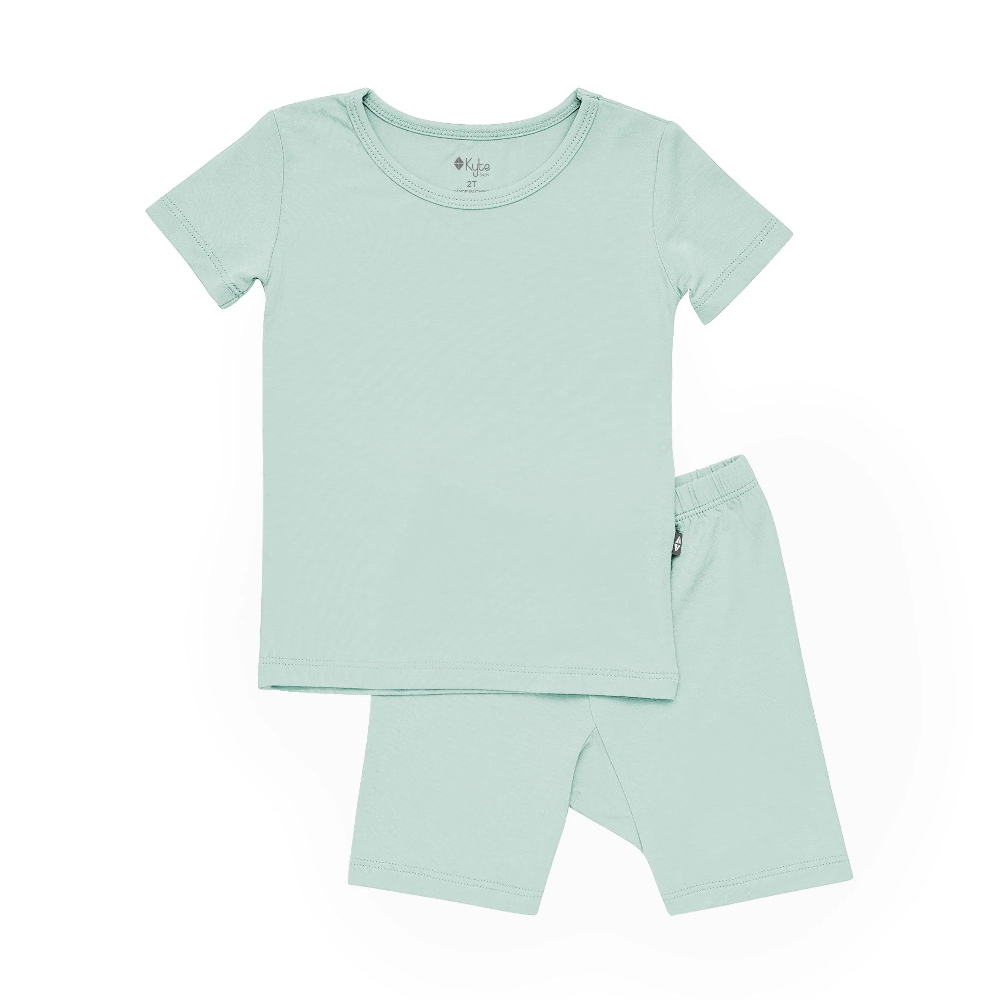 Short Sleeve Pajamas in Sage | Kyte BABY