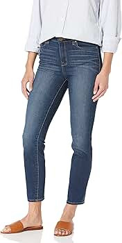 William Rast Women's High Rise Slim Straight Jean | Amazon (US)