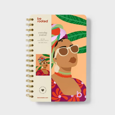 Black History Month 240 Pages 3mm Spiral Journal 'Sunkissed' 5.5"x8.5" | Target