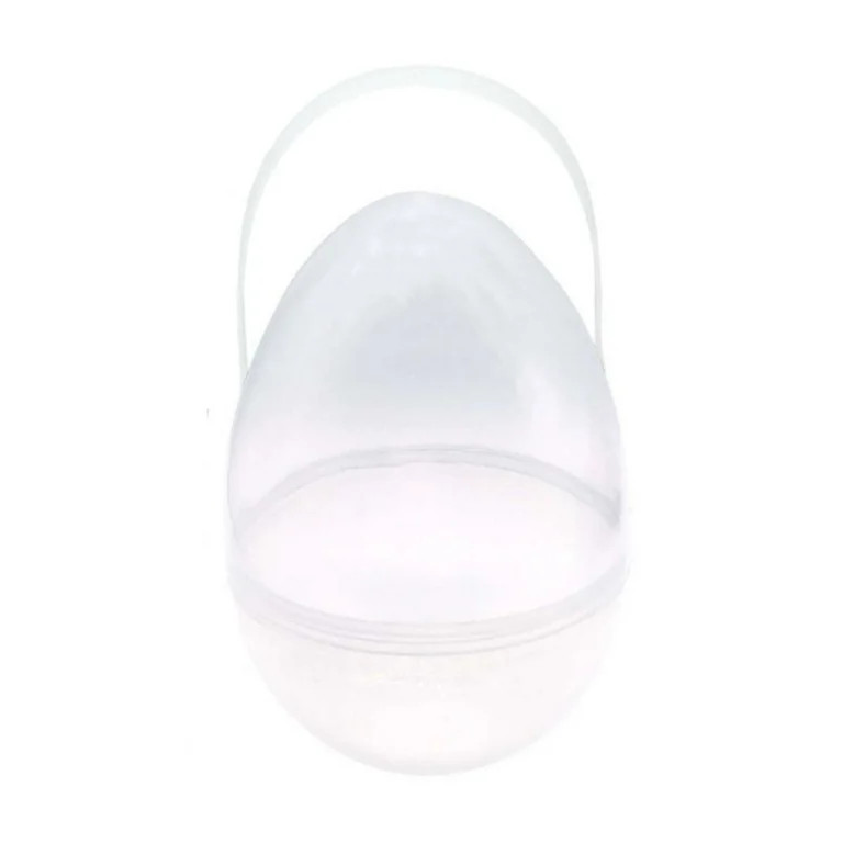 Mecorevxz Easter Eggs Plastic Easter Eggs with Handles, Clear Large Baskets Fillable Big Bunny Eg... | Walmart (US)