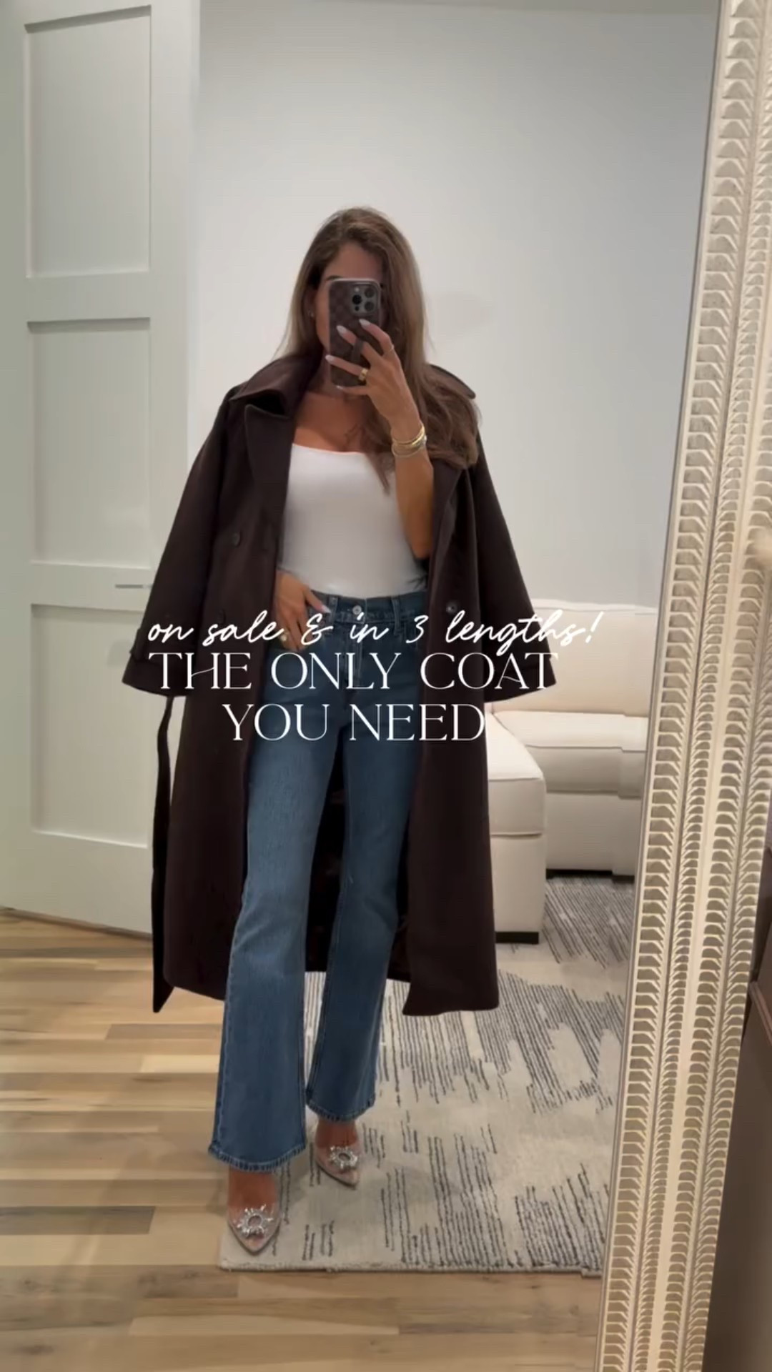 🔗must have wool trench coat you can wear with all of your outfits & doesn’t  overwhelm your frame! Comes in 3 lengths and on sale! These jeans are the perfect length & also on sale! Coat size xxsp jeans size 23xs or 23s 

Petite outfits winter outfits abercrombie style petite looks affordable outfits petite style wool coat trench coat NYE outfit bootcut jeans 

#petiteoutfits #trendingoutfits #winteroutfit

#LTKHoliday #LTKgrwm #LTKootd