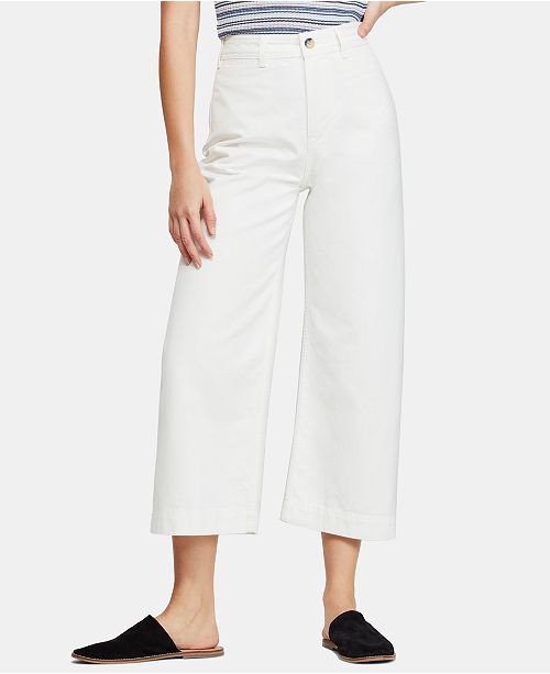 Free People Patti Cotton Cropped Pants & Reviews - Pants & Capris - Women - Macy's | Macys (US)