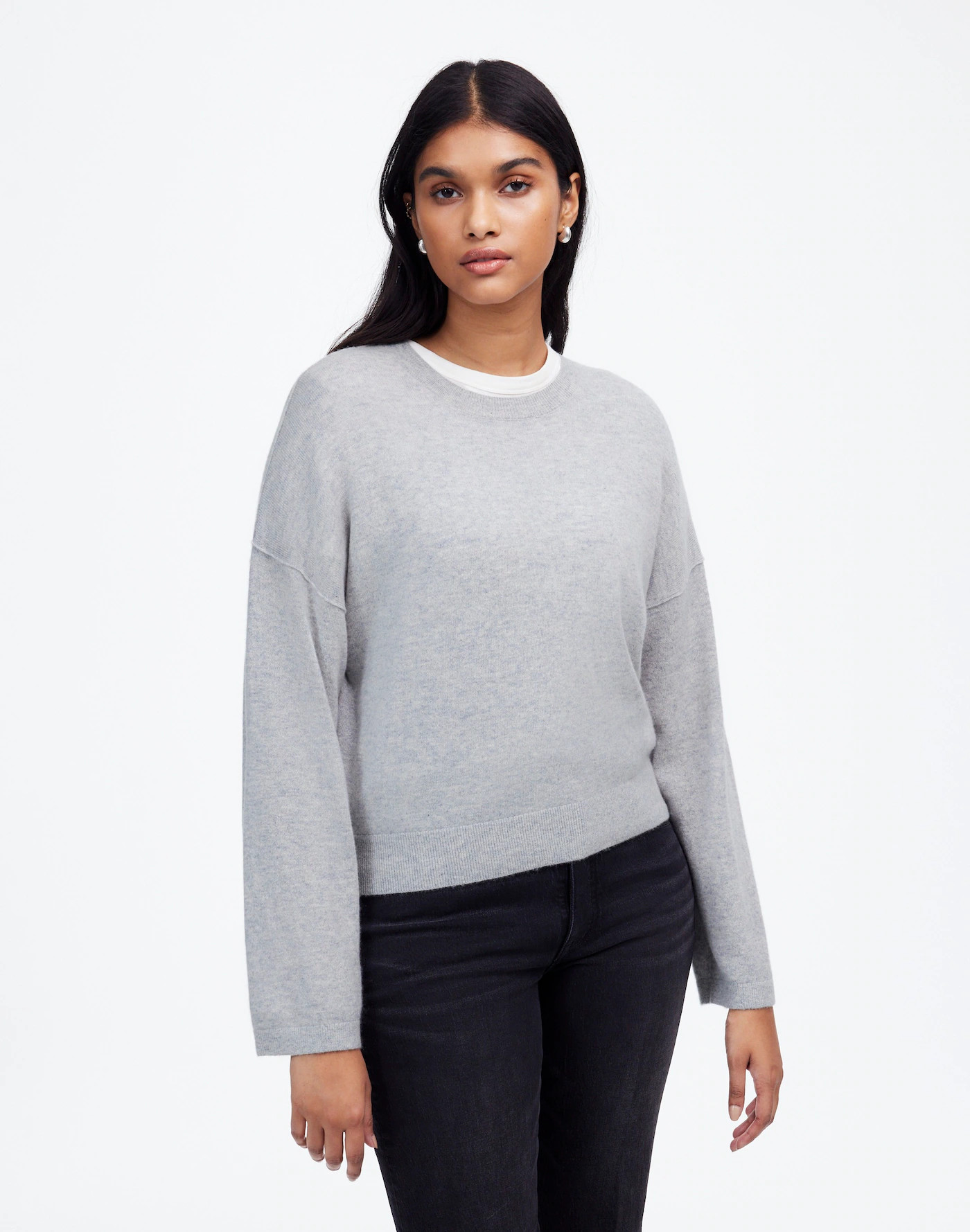 Cashmere Boxy Sweater | Madewell | Madewell