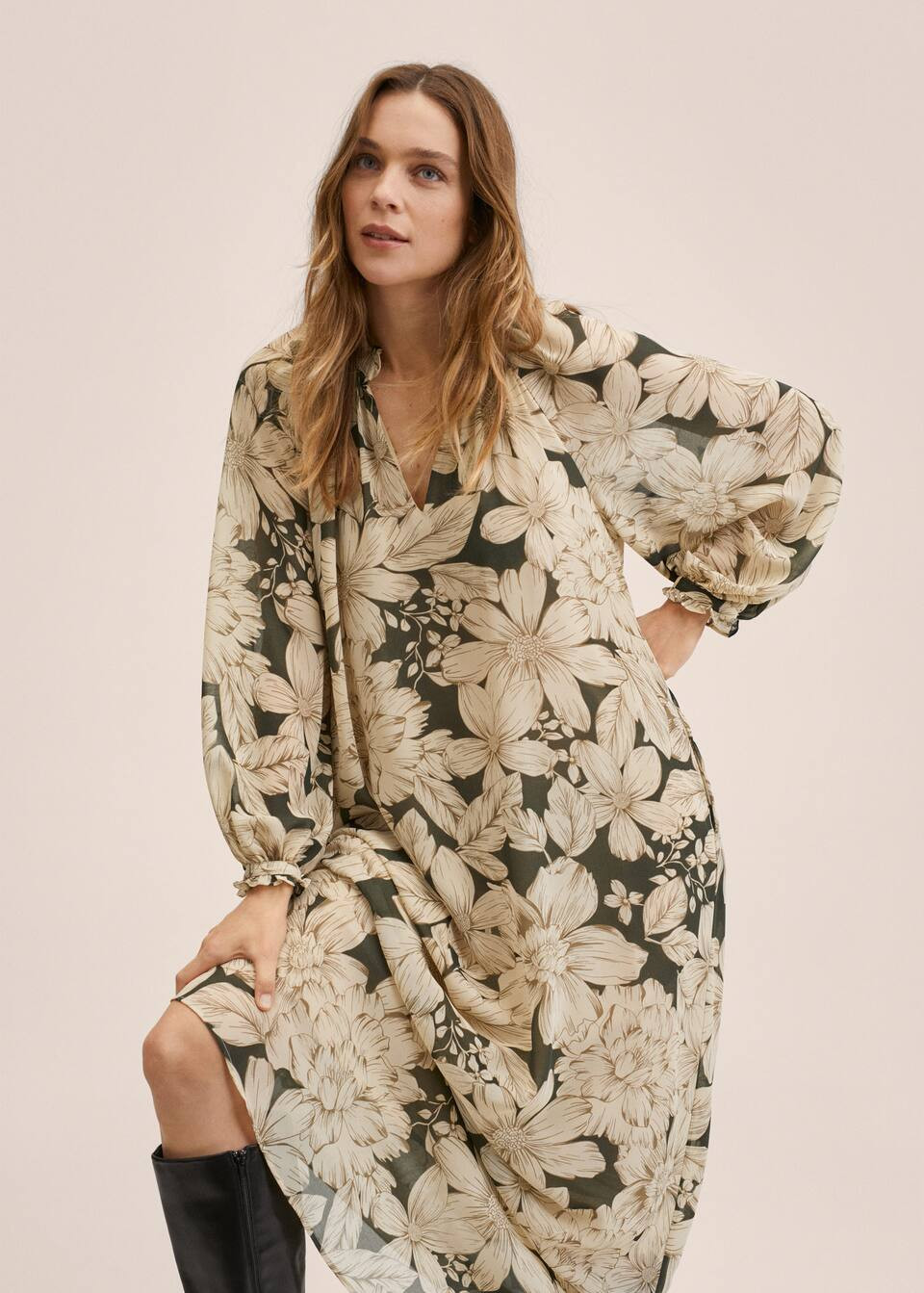 Search: long chiffon dress (1) | Mango United Kingdom | MANGO (UK)