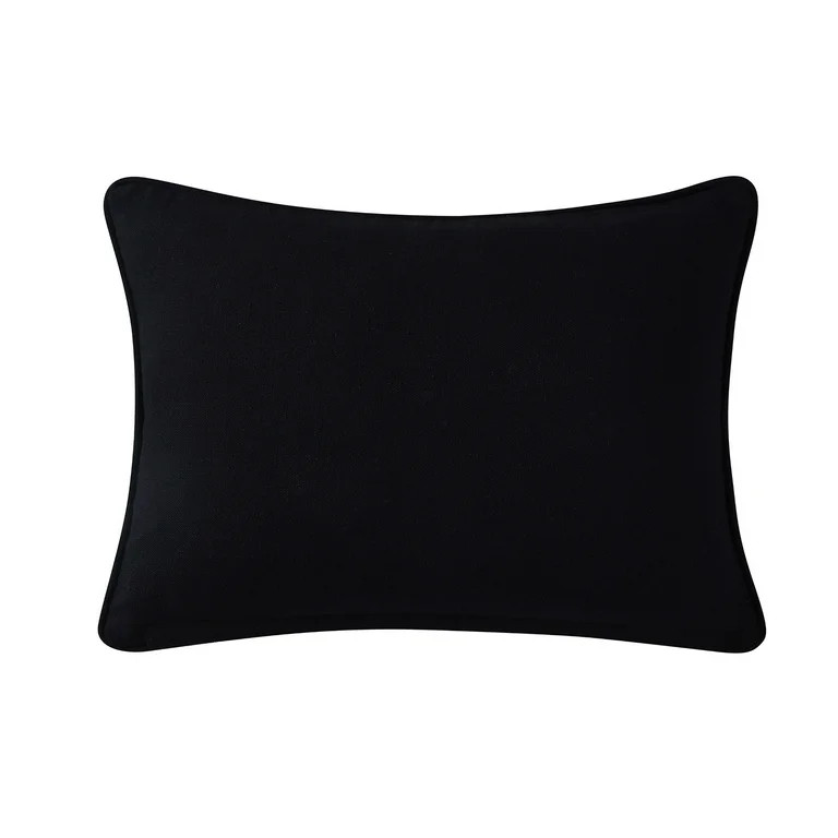 My Texas House 14" x 20" Tufted Ghost Black Lumbar Decorative Pillow Cover | Walmart (US)