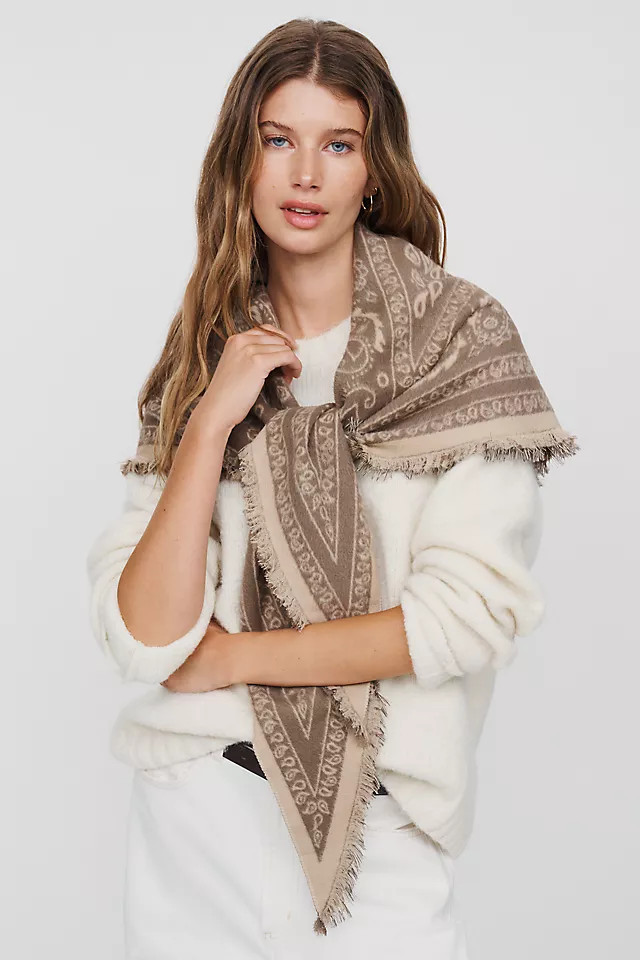 By Anthropologie Large Bandana Triangle Scarf | Anthropologie (US)