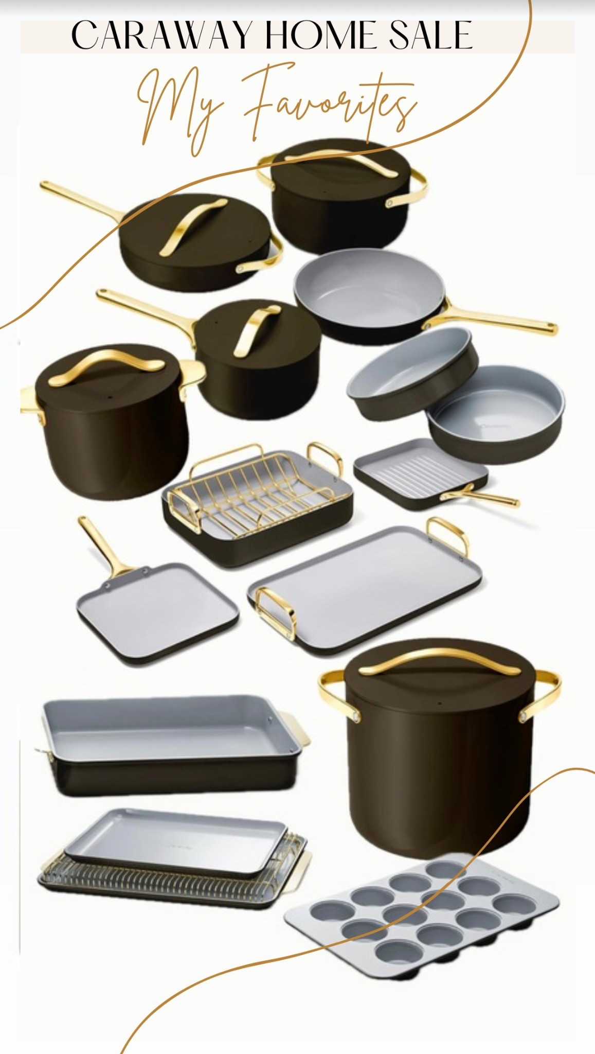 Loving all these black and gold pieces from Caraway Home! Perfect for hosting and entertaining this holiday season. Plus, you can use my code “MORNINGS_ON_MACEDONIA10” to get up to 15% off already discounted bundles! 

#LTKSeasonal #LTKHoliday #LTKGiftGuide