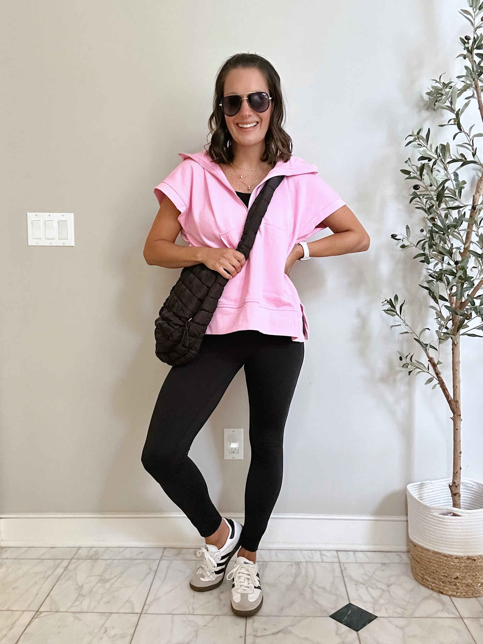 Amazon activewear outfit! Pullover short sleeve hoodie runs true to size- I’m in the small. Amazon leggings run true to size. Quilted tote bag is also from Amazon! Perfect sports mom outfit for watching all the kid’s sports! 



#LTKFindsUnder50 #LTKActive #LTKOver40