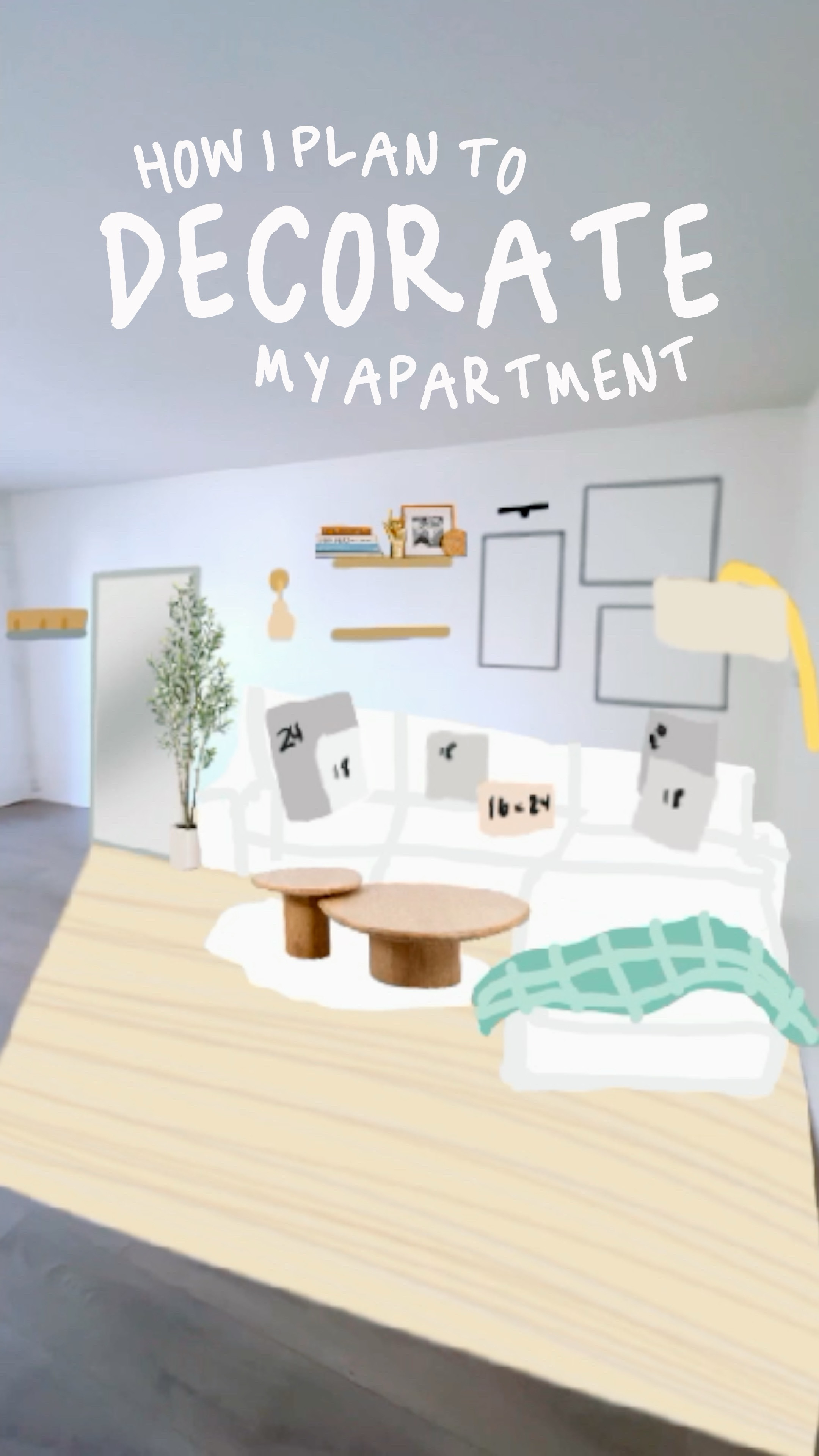 Here’s how I plan to DECORATE my new & very empty apartment!! SOS I need help 🏠

I have been so drawn to bold, warm colors (and obnoxious patterns) recently, rather than the typical neutrals… BUT let’s be honest, as interior design trends change so will I lol. 

SO instead we’re looking at an organic modern base with pops of color?? I thought it’d be fun to make the bathroom the chaotic colorful room, and do a kinda muted coastal bedroom vibe with some retro colors… I don’t know! Help! 

and yes, I can fully admit that I basically got an iPad just to use procreate… 

#movingvlog #sololiving #livingalone #emptyapartment #interiordesign #apartmentdesign #homedecor