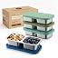 10 oz Stainless Steel Snack Box for Kids & Toddlers, Multi-Compartment Small Leak Proof Food Cont... | Amazon (US)