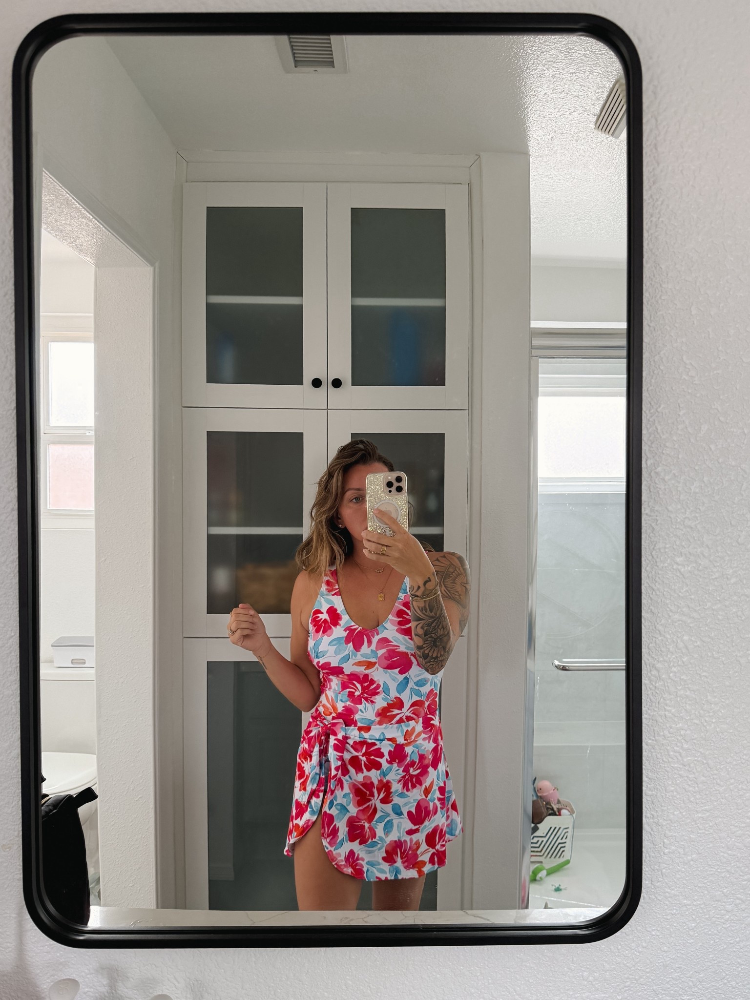 The most flattering and “tucked in” swimsuit I’ve found! Nothing fell out boogie boarding, which is shocking after breastfeeding 3 babies. 😅

women’s swimsuit, vacation outfit, one piece bathing suit, summer swimwear, resort wear, beachwear

#LTKTravel #LTKSwim #LTKFindsUnder50
