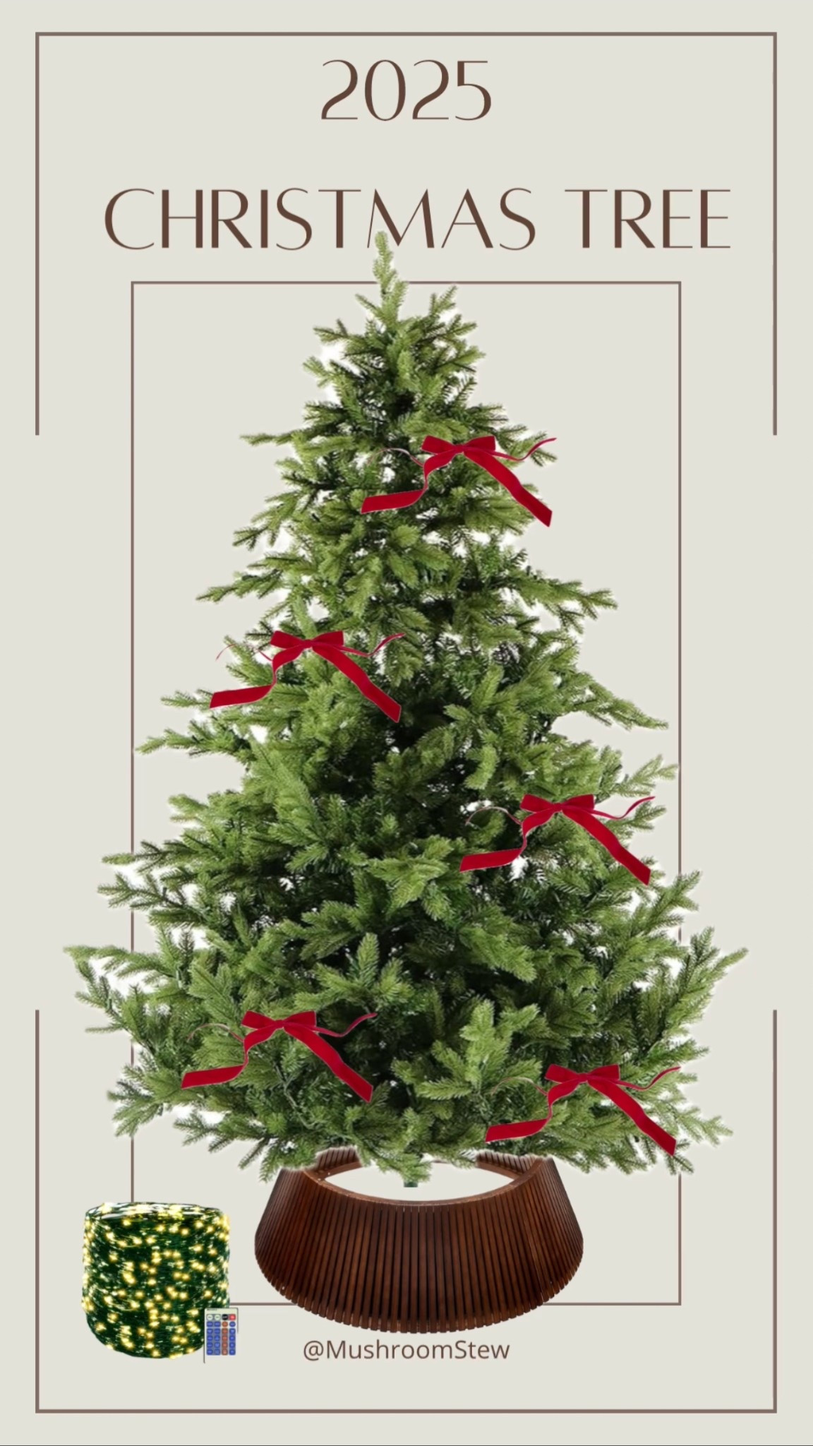 Our 2025 Christmas Tree

Christmas home decor, holiday style, red velvet ribbons, minimal Christmas tree

#LTKSeasonal #LTKHoliday