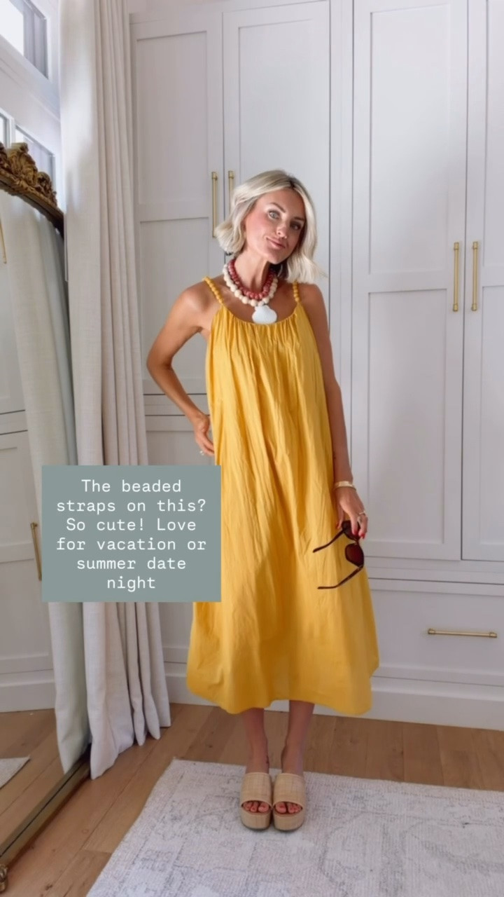 This yellow is so fun for summer! I love the detailing on the straps! Wearing XS.

Loverly Grey, Target find, Target fashion, yellow maxi dress, summer dress

#LTKootd #LTKSeasonal