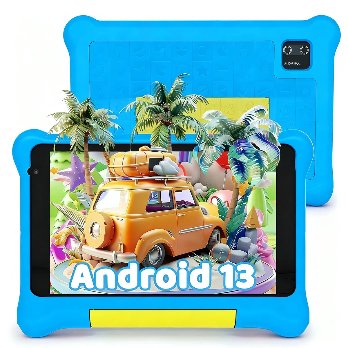 Kids Tablet 7 inch, Android 13 allwinner Go Quad Core, 5GB RAM + 32GB ROM, 128GB Expansion, HD Di... | Walmart (US)