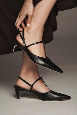 By Anthropologie T-Strap Slingback Heels | Anthropologie (US)